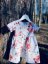 Dievčenské teplákové šaty s nazberkanou sukňou - ruže - Veľkosť detské oblečenie: 80-86