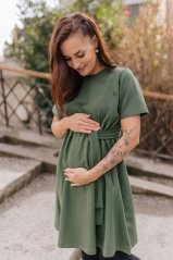 Šaty "Luna" Basic – Army green