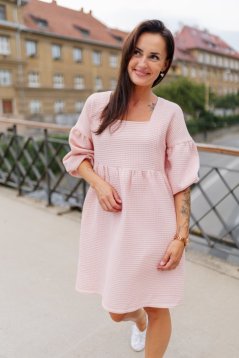 Bavlnené šaty "Maison Waffle" - rôzne farby