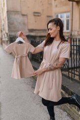 Šaty "Luna" Basic - MAMA a DCÉRA – Beige