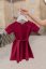 Šaty "Luna" Basic - MAMA a DCÉRA – Bordové
