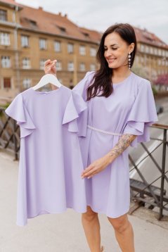 Spoločenské šaty – MAMA A DCÉRA –lila