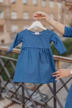 Dievčenské riflové šaty - rôzne farby