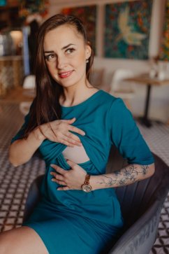 Rovné šaty na dojčenie – Rôzne farby