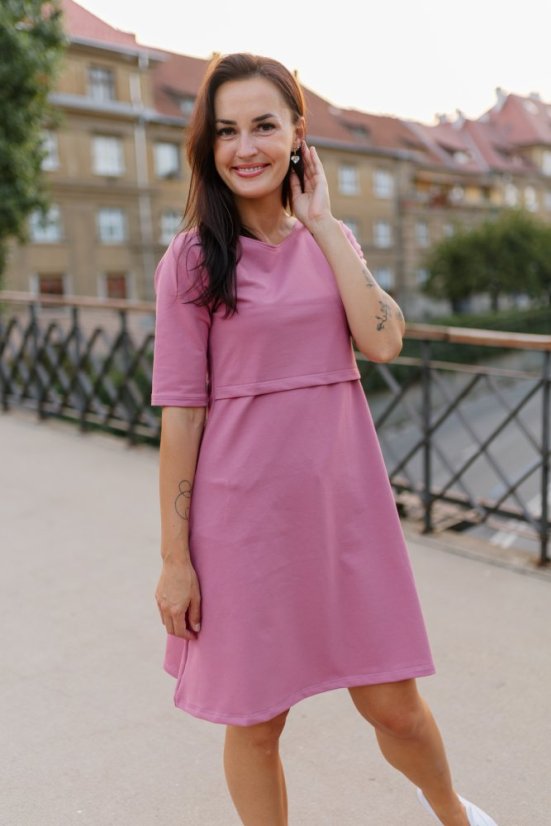 Ačkové šaty MAMA a DCÉRA – rôzne farby - Veľkosť: XS