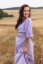 Mušelínový kimono top Elia comfy - lila