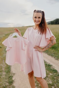 Spoločenské šaty – MAMA A DCÉRA –ružové