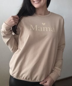 Dámska tenká mikina - big MAMA - rôzne farby