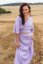 Mušelínový kimono top Elia comfy - lila