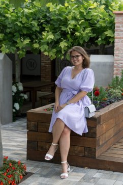 Šaty "Boho Breeze" - lila