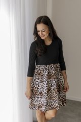Šaty „Bohémia“ – leopard