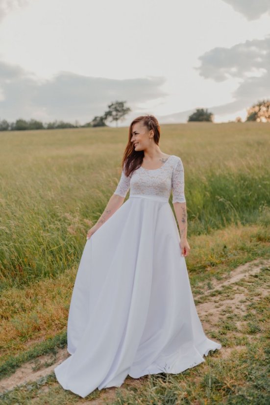 Svadobné šaty – Amalia - Veľkosť S