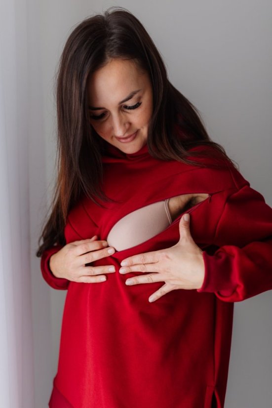 Asymetrická teplá mikina – rôzne farby
