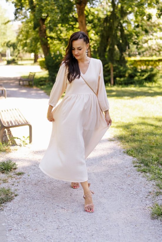 Šaty "Boho Breeze" - marhuľka