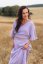 Mušelínový kimono top Elia comfy - lila