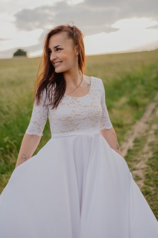 Svadobné šaty – Amalia - Veľkosť S