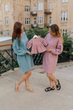 Šaty "Maison Linen" - MAMA A DCÉRA – rôzne farby
