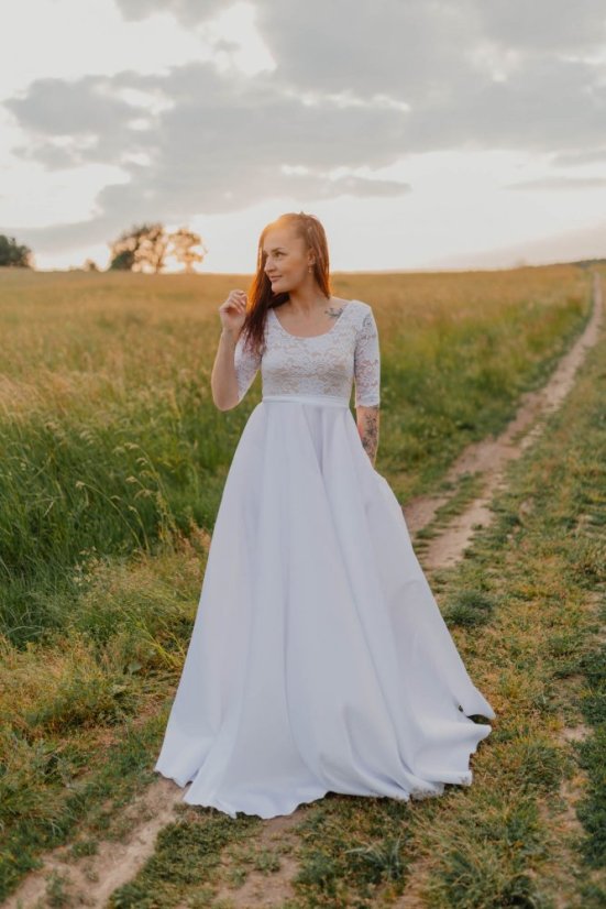 Svadobné šaty – Amalia - Veľkosť S