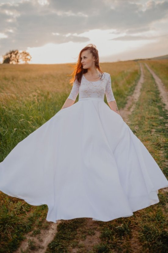 Svadobné šaty – Amalia - Veľkosť S
