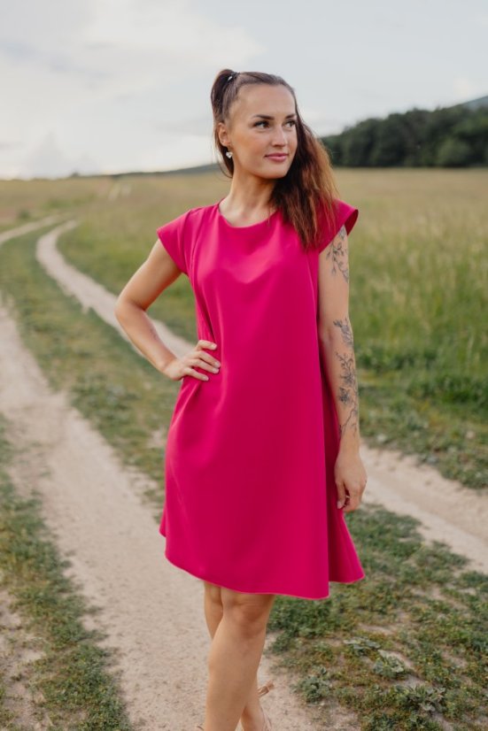 Spoločenské šaty "Elysia" – malinová