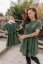 Šaty "Luna" Basic - MAMA a DCÉRA – Army green