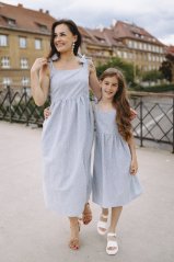 Šaty "Aurela" MAMA A DCÉRA - pásiky