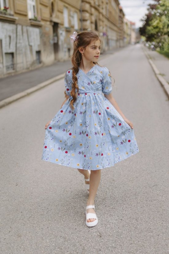 Detské zavinovacie šaty - rôzne farby a vzory