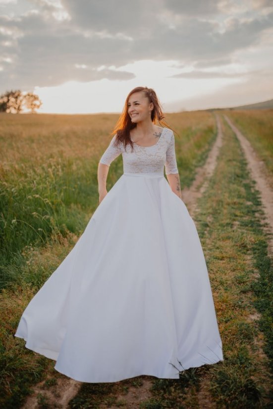 Svadobné šaty – Amalia - Veľkosť S