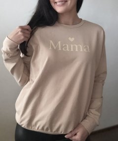 Dámska tenká mikina - big MAMA - rôzne farby