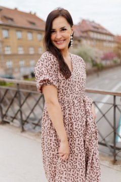 Šaty "Boho Breeze" - leopard