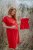 Ľanové MIDI šaty - MAMA A DCÉRA – rôzne farby