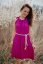 Bambusové šaty na dojčenie – fuchsia
