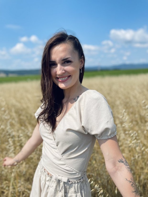 Ľanový krátky zavinovací set - rôzne farby
