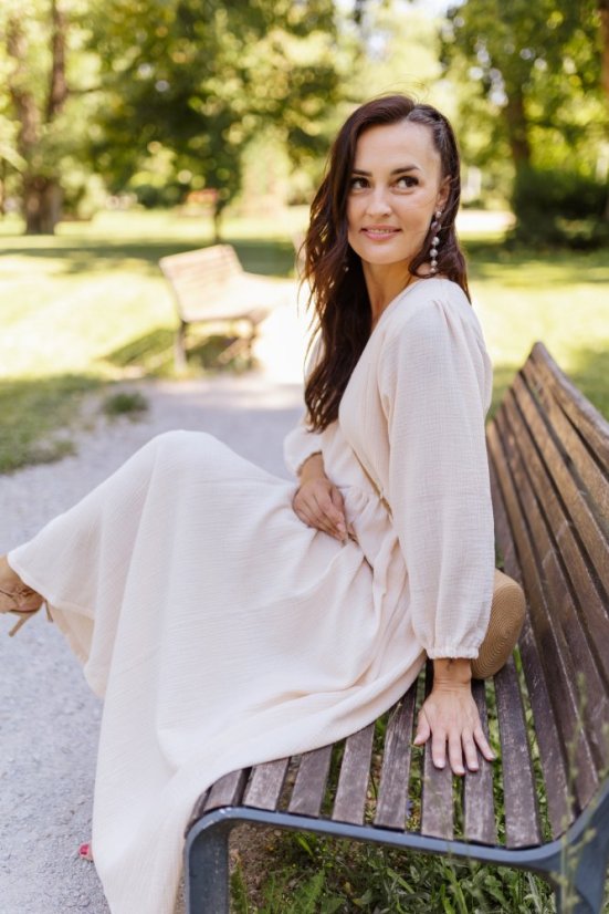 Šaty "Boho Breeze" - marhuľka