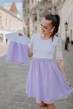 Spoločenské šaty "Grace" – MAMA A DCÉRA – Lila