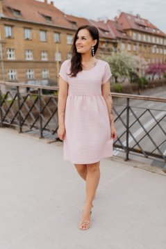 Bavlnené šaty "Waffle" - rôzne farby
