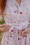 Popelínové zavinovacie šaty - Ružové kvety