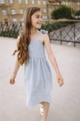 Šaty "Aurela" MAMA A DCÉRA - pásiky