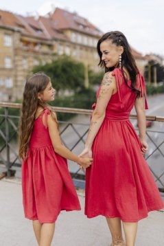 Šaty "Aura" - basic - MAMA A DCÉRA - rôzne farby