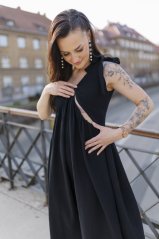 Šaty "Aura" - čierne
