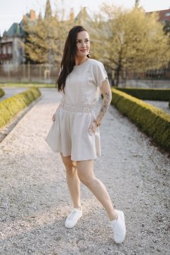 Ľanový krátky set - rôzne farby