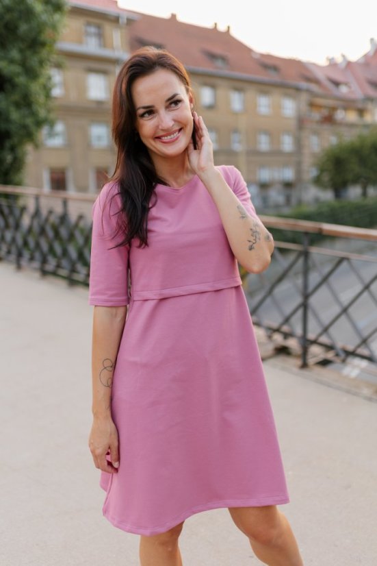 Ačkové šaty MAMA a DCÉRA – rôzne farby - Veľkosť: XS