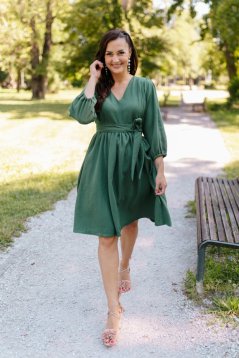 Šaty "Boho Breeze" - smaragdová