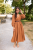 Šaty „Boho Cotton“ – karamel