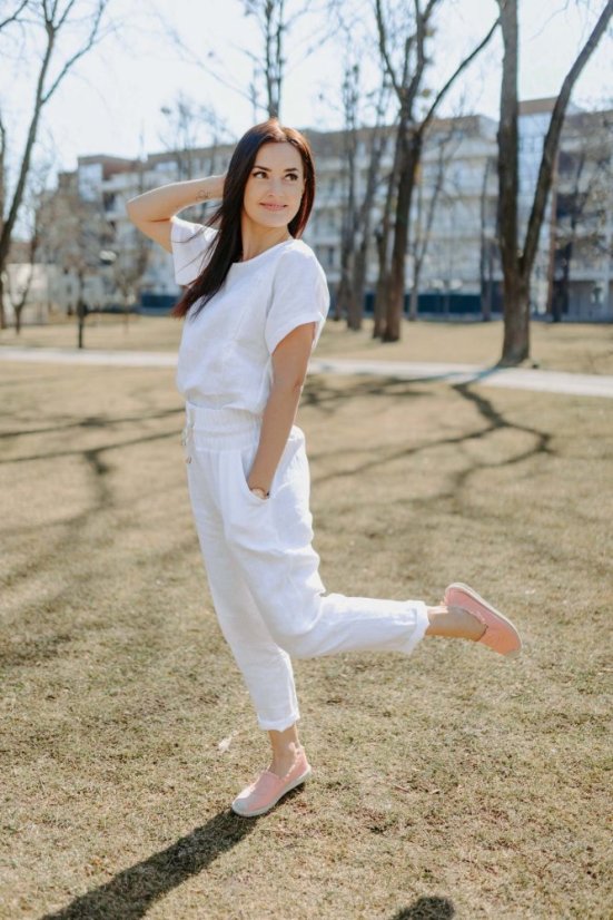 Ľanová blúzka basic - rôzne farby