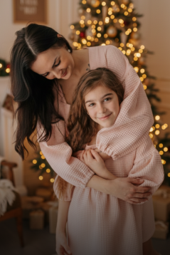 Šaty "Maison Waffle" - MAMA A DCÉRA – Rôzne farby