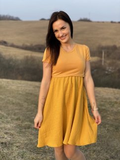 Šaty "Bohémia" mušelin  - rôzne farby