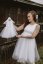 MIDI tehotenské svadobné šaty bez rukávov - Melanie - Veľkosť: XL