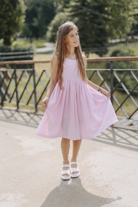 Ľanové šaty "Aura" MAMA A DCÉRA - rôzne farby