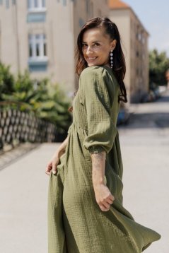 Šaty "Boho Breeze" - Army green